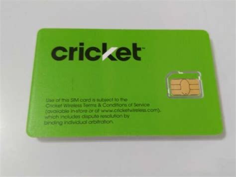 cricket 4g sim card